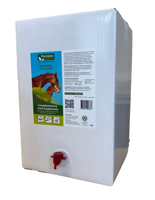Precision Microbes Feed Supplement for Horse and Foal 20l